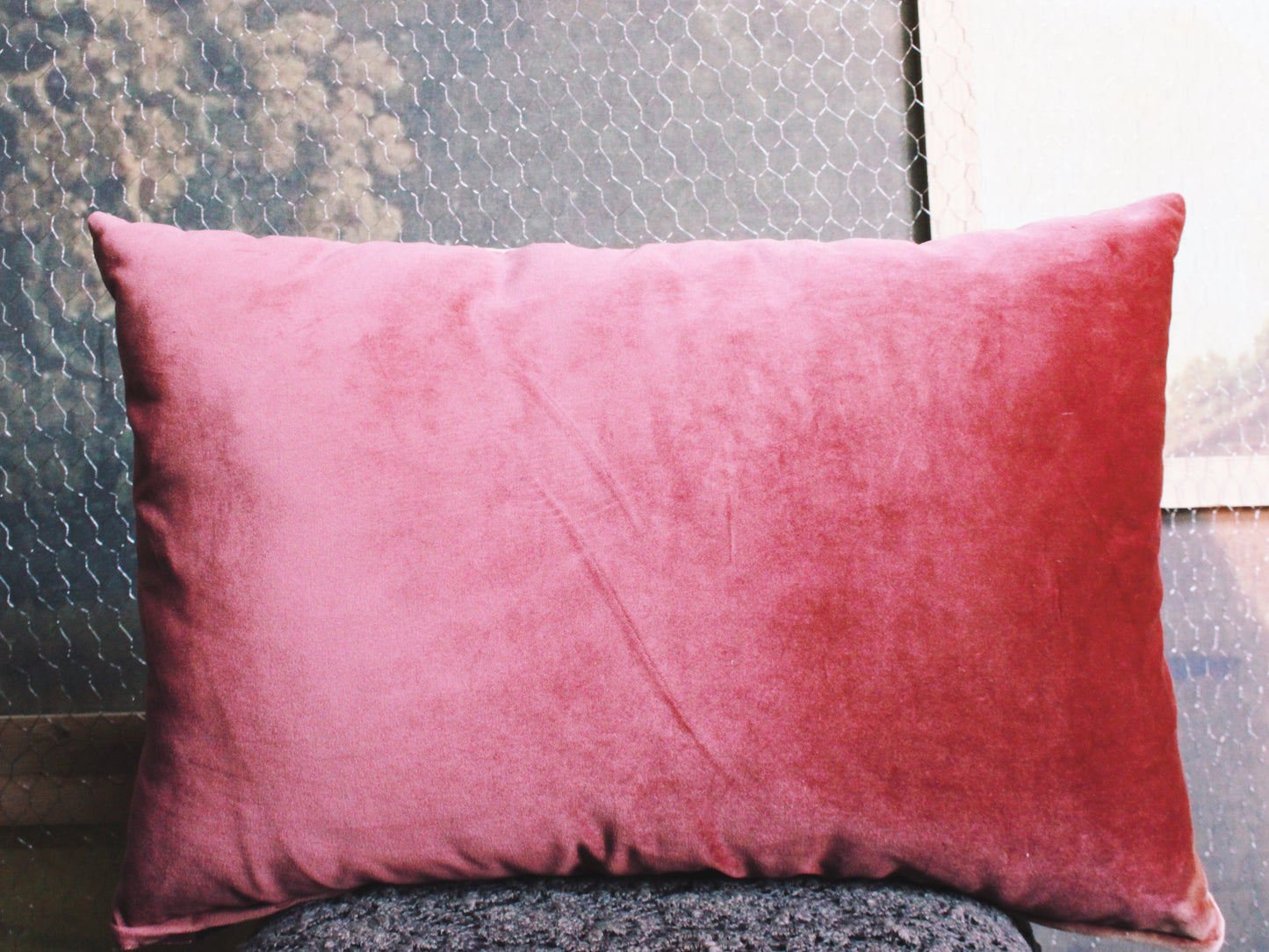 The Valerie Cushion- Rose